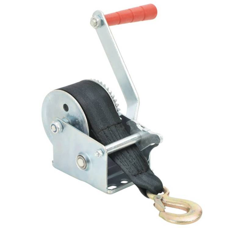 vidaXL Seilwinde Handwinde mit Gurt 360 kg, (1-St) von vidaXL