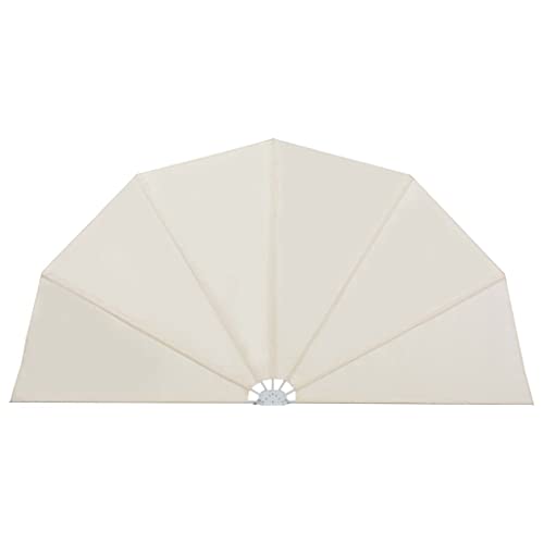 vidaXL Seitenfächer Terrasse 160cm Creme Balkonfächer Seitenmarkise Windschutz vidaXL Seitenfächer Terrasse 160cm Creme Balkonfächer Seitenmarkise Windschutz von vidaXL
