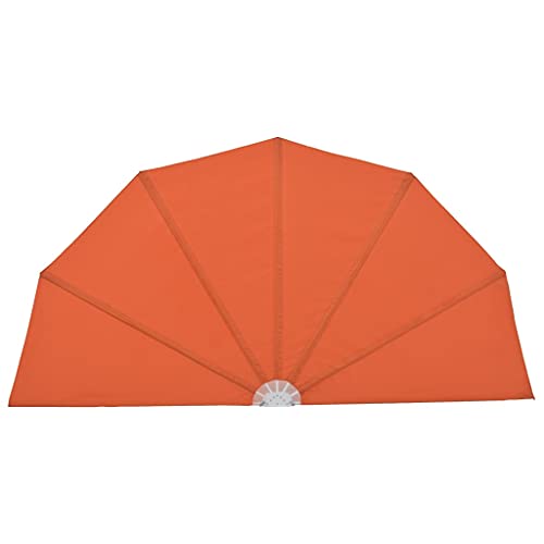 vidaXL Seitenfächer Terrasse 200cm Terracotta-Rot Balkonfächer Seitenmarkise von vidaXL
