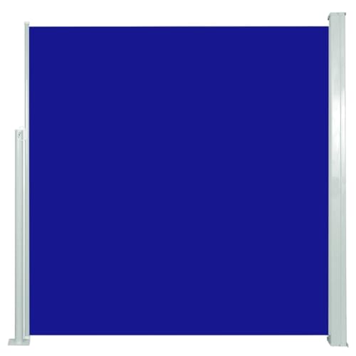 vidaXL Seitenmarkise 140x300cm Blau Sichtschutz Windschutz Sonnenschutz Balkon von vidaXL