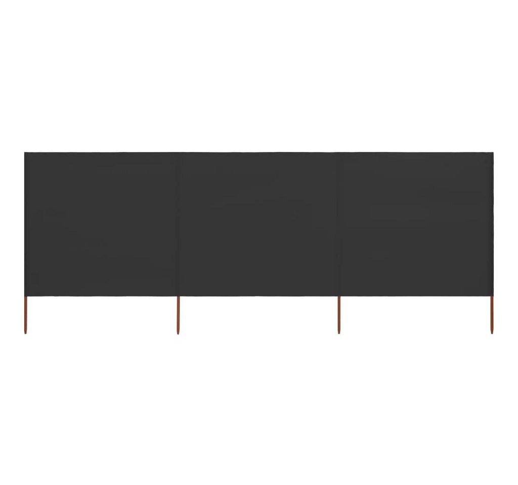 vidaXL Seitenmarkise 3-teiliges Windschutzgewebe 400 x 80 cm Anthrazit vidaXL Seitenmarkise 3-teiliges Windschutzgewebe 400 x 80 cm Anthrazit von vidaXL