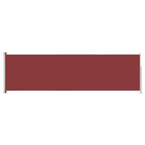 vidaXL Seitenmarkise Ausziehbar Sonnenschutz Sichtschutz Windschutz Seitenwandmarkise Seitenrollo Markise Balkon Garten Terrasse 180x600cm Rot von vidaXL