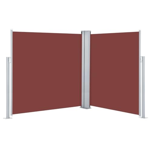 vidaXL Seitenmarkise Ausziehbar Sonnenschutz Sichtschutz Windschutz Seitenwandmarkise Seitenrollo Markise Balkon Garten Terrasse Braun 140x600cm vidaXL Seitenmarkise Ausziehbar Sonnenschutz Sichtschutz Windschutz Seitenwandmarkise Seitenrollo Markise Balkon Garten Terrasse Braun 140x600cm von vidaXL