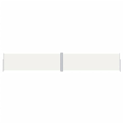 vidaXL Seitenmarkise Ausziehbar Sonnenschutz Sichtschutz Windschutz Seitenwandmarkise Seitenrollo Markise Balkon Garten Terrasse Creme 160x1000cm von vidaXL
