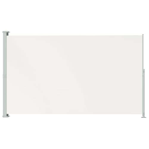 vidaXL Seitenmarkise Ausziehbar UV-beständig Sonnenschutz Sichtschutz Windschutz Seitenrollo Markise Balkon Garten Terrasse 200x300cm Creme von vidaXL