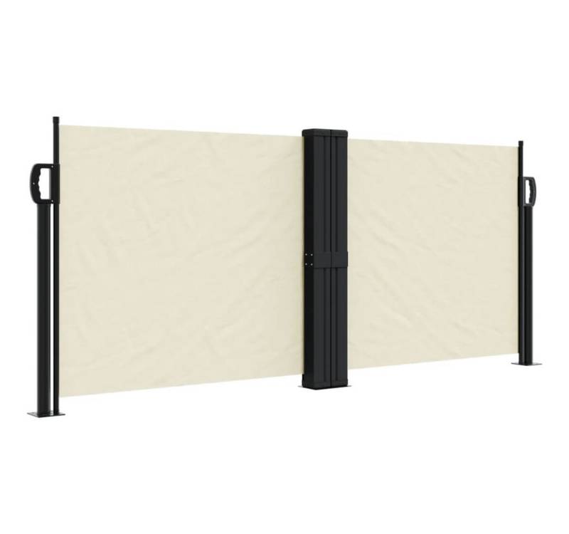 vidaXL Seitenmarkise Seitenmarkise Ausziehbar Creme 100x600 cm von vidaXL