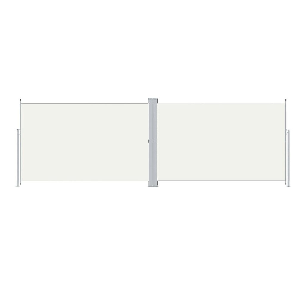 vidaXL Seitenmarkise Sichtschutz Windschutz Ausziehbar Creme 200x600 cm vidaXL Seitenmarkise Sichtschutz Windschutz Ausziehbar Creme 200x600 cm von vidaXL