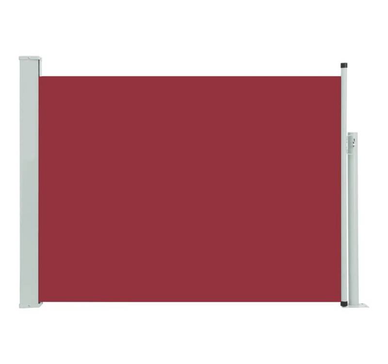 vidaXL Seitenmarkise Ausziehbare Seitenmarkise 100×500 cm Rot von vidaXL