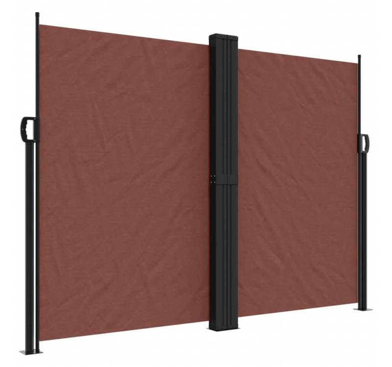 vidaXL Seitenmarkise Sichtschutz Windschutz Ausziehbar Braun 180x600 cm vidaXL Seitenmarkise Sichtschutz Windschutz Ausziehbar Braun 180x600 cm von vidaXL