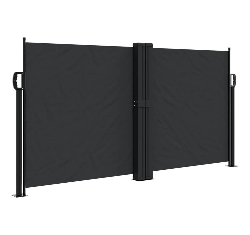 vidaXL Seitenmarkise Sichtschutz Windschutz Ausziehbar Schwarz 120x600 cm vidaXL Seitenmarkise Sichtschutz Windschutz Ausziehbar Schwarz 120x600 cm von vidaXL