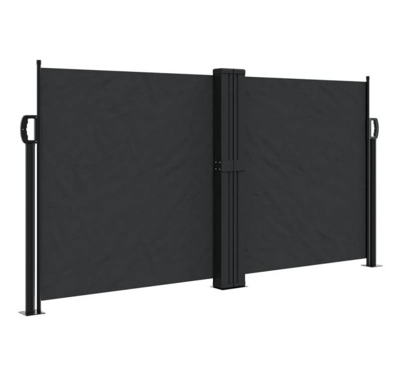 vidaXL Seitenmarkise Sichtschutz Windschutz Ausziehbar Schwarz 120x600 cm vidaXL Seitenmarkise Sichtschutz Windschutz Ausziehbar Schwarz 120x600 cm von vidaXL
