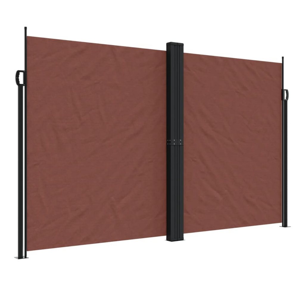 vidaXL Seitenmarkise Sichtschutz Windschutz Ausziehbar Braun 200x600 cm vidaXL Seitenmarkise Sichtschutz Windschutz Ausziehbar Braun 200x600 cm von vidaXL
