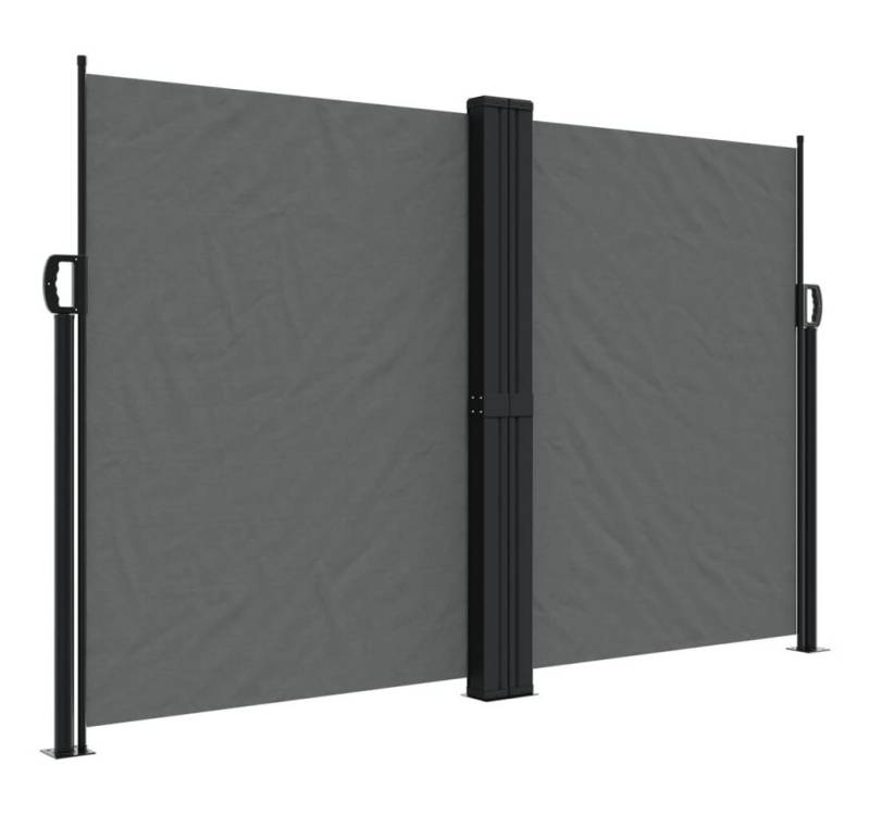 vidaXL Seitenmarkise Sichtschutz Windschutz Ausziehbar Anthrazit 160x1200 cm vidaXL Seitenmarkise Sichtschutz Windschutz Ausziehbar Anthrazit 160x1200 cm von vidaXL