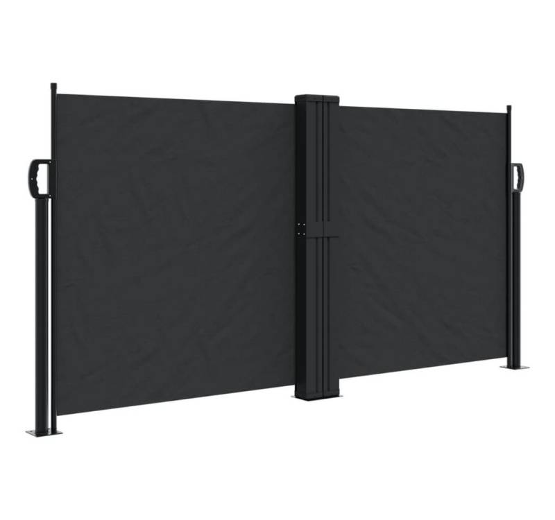 vidaXL Seitenmarkise Sichtschutz Windschutz Ausziehbar Schwarz 120x1200 cm vidaXL Seitenmarkise Sichtschutz Windschutz Ausziehbar Schwarz 120x1200 cm von vidaXL