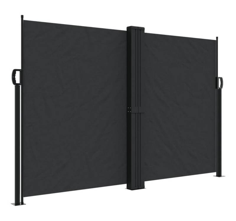 vidaXL Seitenmarkise Sichtschutz Windschutz Ausziehbar Schwarz 160x1200 cm vidaXL Seitenmarkise Sichtschutz Windschutz Ausziehbar Schwarz 160x1200 cm von vidaXL