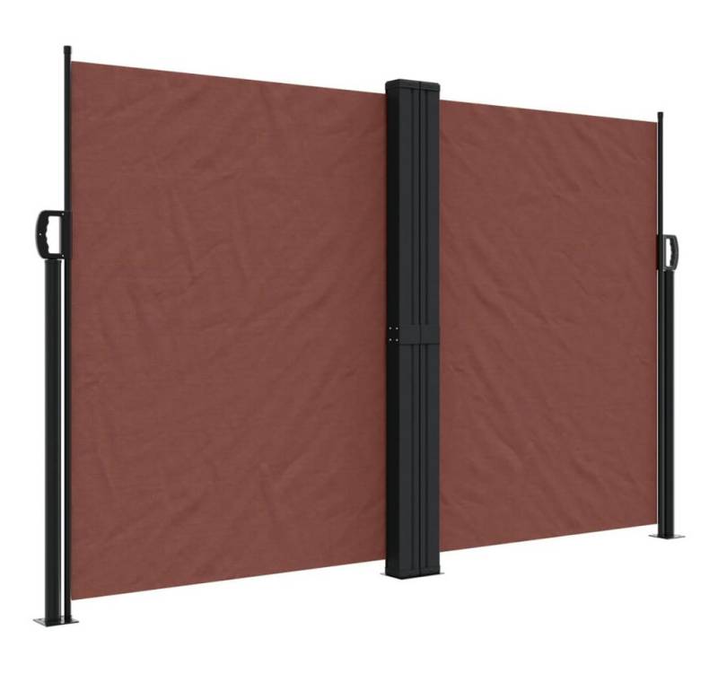 vidaXL Seitenmarkise Sichtschutz Windschutz Ausziehbar Braun 160x1200 cm vidaXL Seitenmarkise Sichtschutz Windschutz Ausziehbar Braun 160x1200 cm von vidaXL