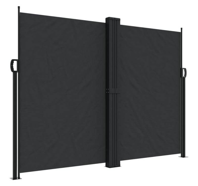 vidaXL Seitenmarkise Sichtschutz Windschutz Ausziehbar Schwarz 180x1000 cm vidaXL Seitenmarkise Sichtschutz Windschutz Ausziehbar Schwarz 180x1000 cm von vidaXL