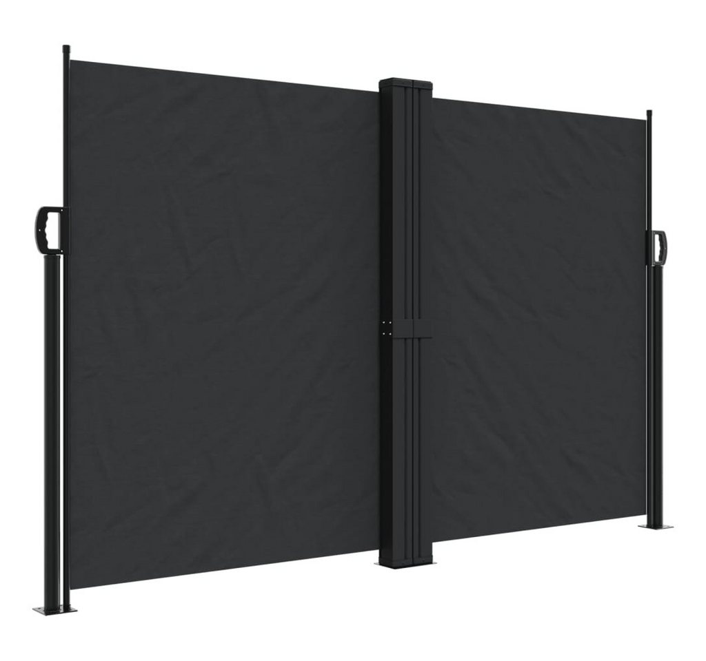 vidaXL Seitenmarkise Sichtschutz Windschutz Ausziehbar Schwarz 160x1000 cm vidaXL Seitenmarkise Sichtschutz Windschutz Ausziehbar Schwarz 160x1000 cm von vidaXL
