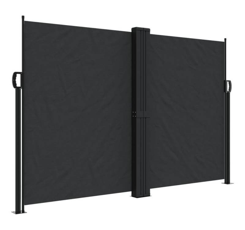 vidaXL Seitenmarkise Sichtschutz Windschutz Ausziehbar Schwarz 160x1000 cm vidaXL Seitenmarkise Sichtschutz Windschutz Ausziehbar Schwarz 160x1000 cm von vidaXL