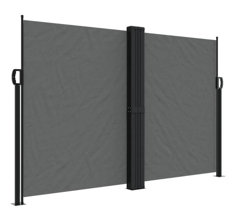 vidaXL Seitenmarkise Sichtschutz Windschutz Ausziehbar Anthrazit 160x1000 cm vidaXL Seitenmarkise Sichtschutz Windschutz Ausziehbar Anthrazit 160x1000 cm von vidaXL