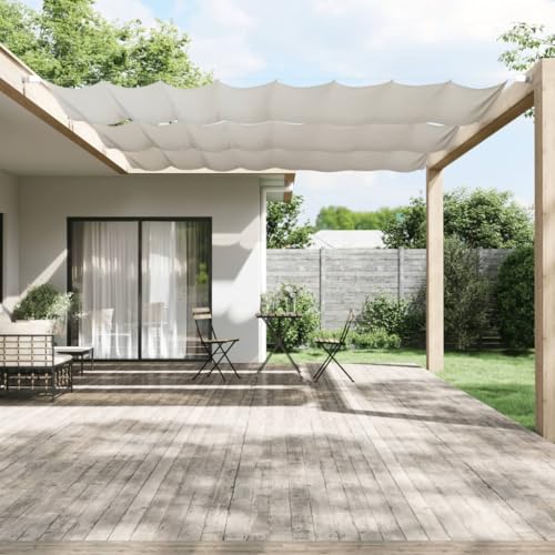vidaXL Senkrechtmarkise Sichtschutz Windschutz Sonnenschutz Markise Vertikalmarkise Seitenmarkise Balkon Garten Terrasse Weiß 140x420cm Oxford-Gewebe vidaXL Senkrechtmarkise Sichtschutz Windschutz Sonnenschutz Markise Vertikalmarkise Seitenmarkise Balkon Garten Terrasse Weiß 140x420cm Oxford-Gewebe von vidaXL
