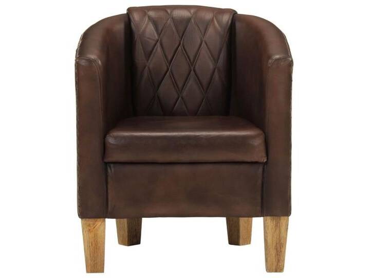 vidaXL Sessel, Clubsessel Hellbraun Echtleder vidaXL Sessel, Clubsessel Hellbraun Echtleder von vidaXL