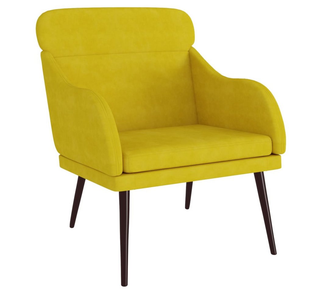 vidaXL Sessel, Loungesessel Gelb 63x76x80 cm Samt vidaXL Sessel, Loungesessel Gelb 63x76x80 cm Samt von vidaXL