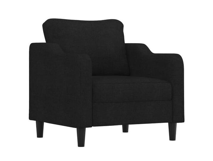 vidaXL Sessel, Loungesessel Schwarz 60 cm Stoff von vidaXL