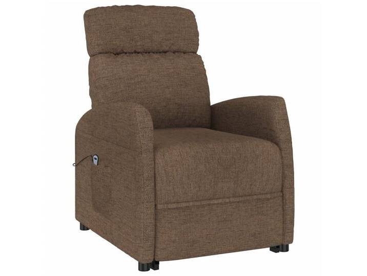 vidaXL Sessel Aufstehsessel Braun Stoff (1-St), braun, Braun von vidaXL