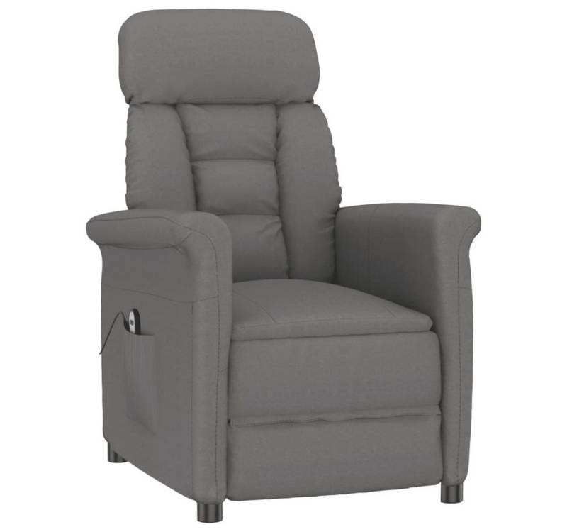 vidaXL Sessel Elektrischer Relaxsessel Dunkelgrau Wildleder-Optik (1-St) von vidaXL