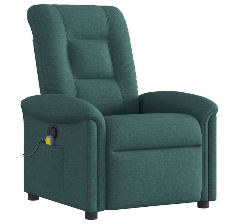 vidaXL Sessel Massagesessel Dunkelgrün Stoff (1-St) von vidaXL