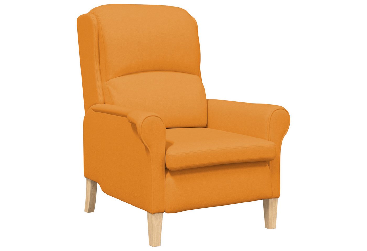 vidaXL Sessel Moderner Sessel Dunkelgelb Stoff Groß Ergonomisch (1-St) von vidaXL