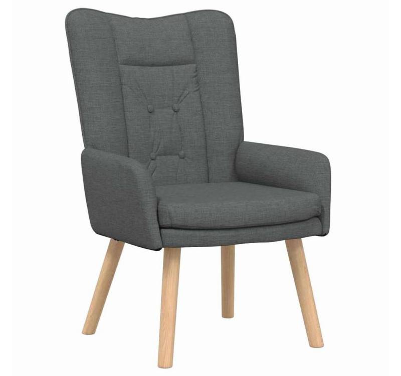 vidaXL Sessel Entspannungsstuhl Dunkelgrau 63 x 67 x 94 cm Stoff (1-St) von vidaXL