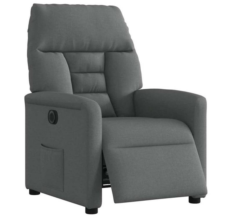 vidaXL Sessel Relaxsessel Elektrisch Dunkelgrau Stoff (1-St) von vidaXL
