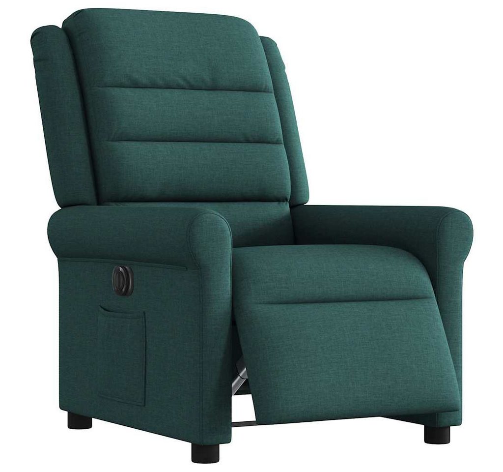 vidaXL Sessel Relaxsessel Elektrisch Dunkelgrün Stoff (1-St) von vidaXL