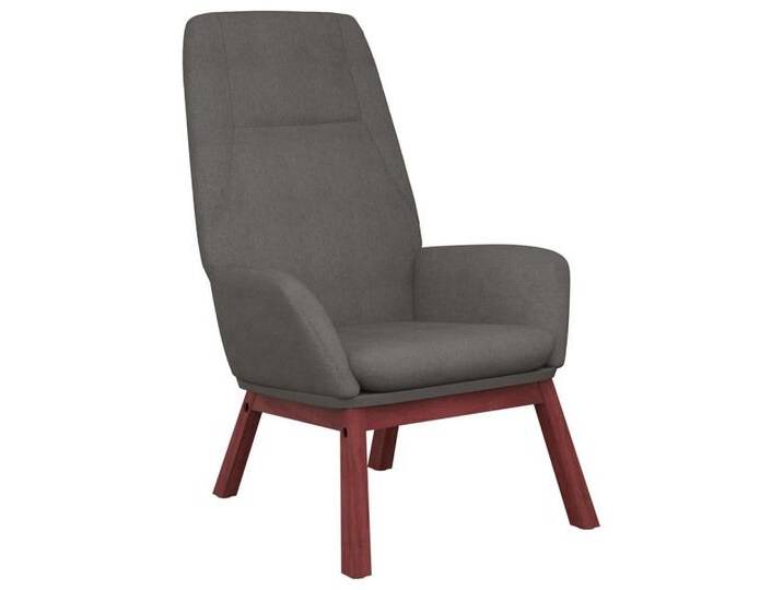 vidaXL Sessel Relaxsessel Hellgrau Stoff (1-St), grau, Ohne Fußablage, Grau von vidaXL