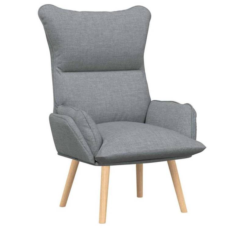 vidaXL Sessel Entspannungsstuhl Hellgrau 69 x 74 x 93 cm Stoff (1-St) von vidaXL