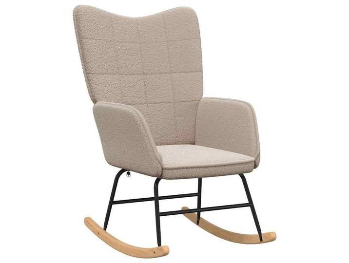 vidaXL Sessel Entspannungsstuhl Hellgrau 61 x 78 x 98 cm Stoff (1-St), grau, Hellgrau von vidaXL