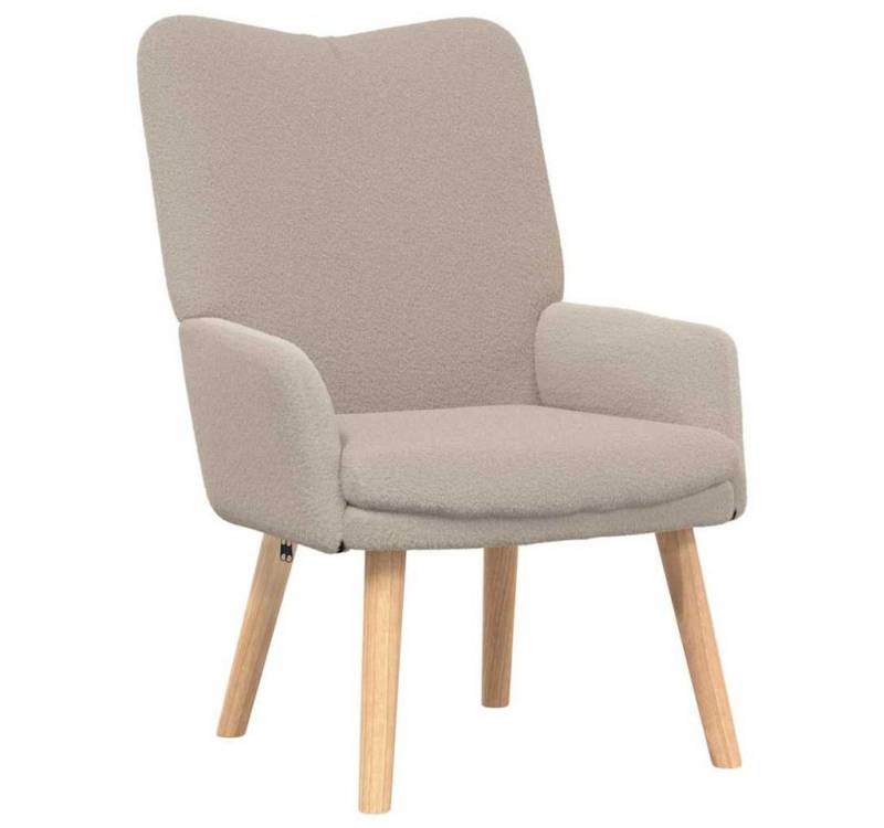 vidaXL Sessel Entspannungsstuhl Hellgrau 63 x 67 x 94 cm Stoff (1-St) von vidaXL