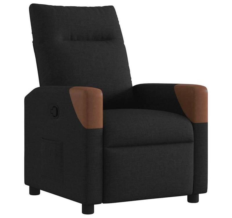 vidaXL Sessel Relaxsessel Schwarz Stoff (1-St) von vidaXL