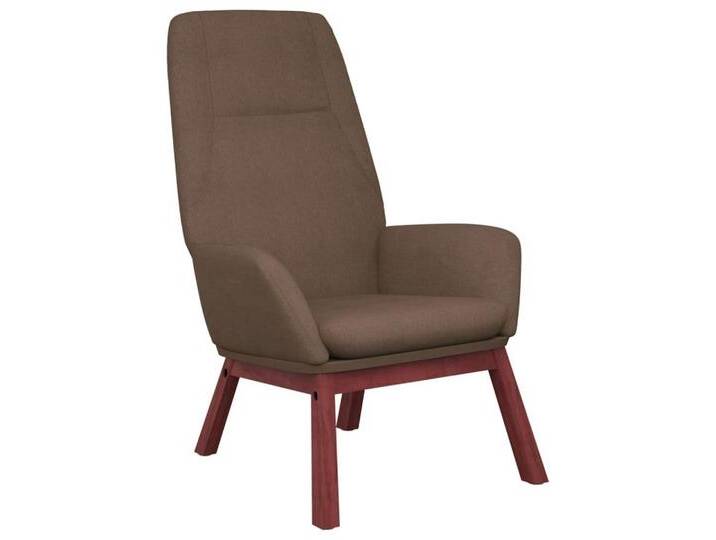vidaXL Sessel Relaxsessel Taupe Stoff (1-St), Ohne Fußablage, Taupe von vidaXL