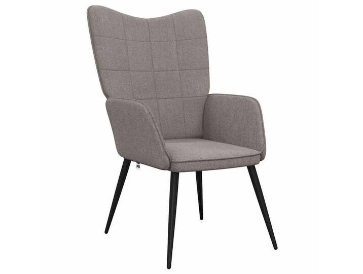 vidaXL Sessel Relaxsessel Taupe Stoff (1-St), Ohne Fußablage, Taupe von vidaXL