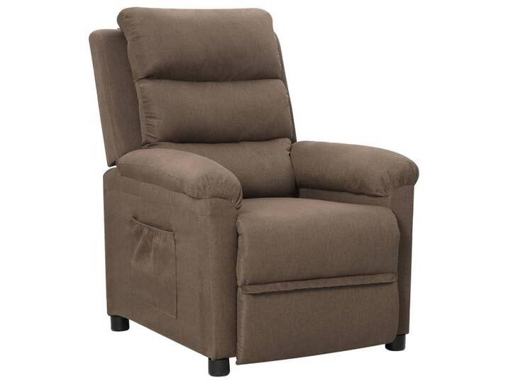 vidaXL Sessel Relaxsessel Taupe Stoff (1-St), Taupe von vidaXL