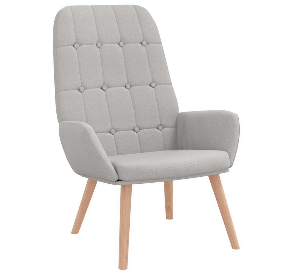 vidaXL Sessel Relaxsessel Wolkengrauer Stoff (1-St) von vidaXL