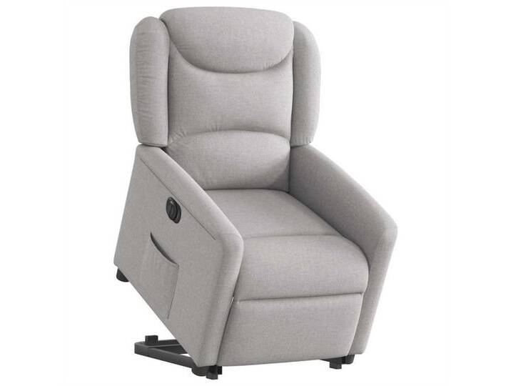 vidaXL Sessel Relaxsessel mit Aufstehhilfe Elektrisch Wolkengrau Stoff (1-St), grau, Elektrisches Neigungssystem, Wolkengrau von vidaXL
