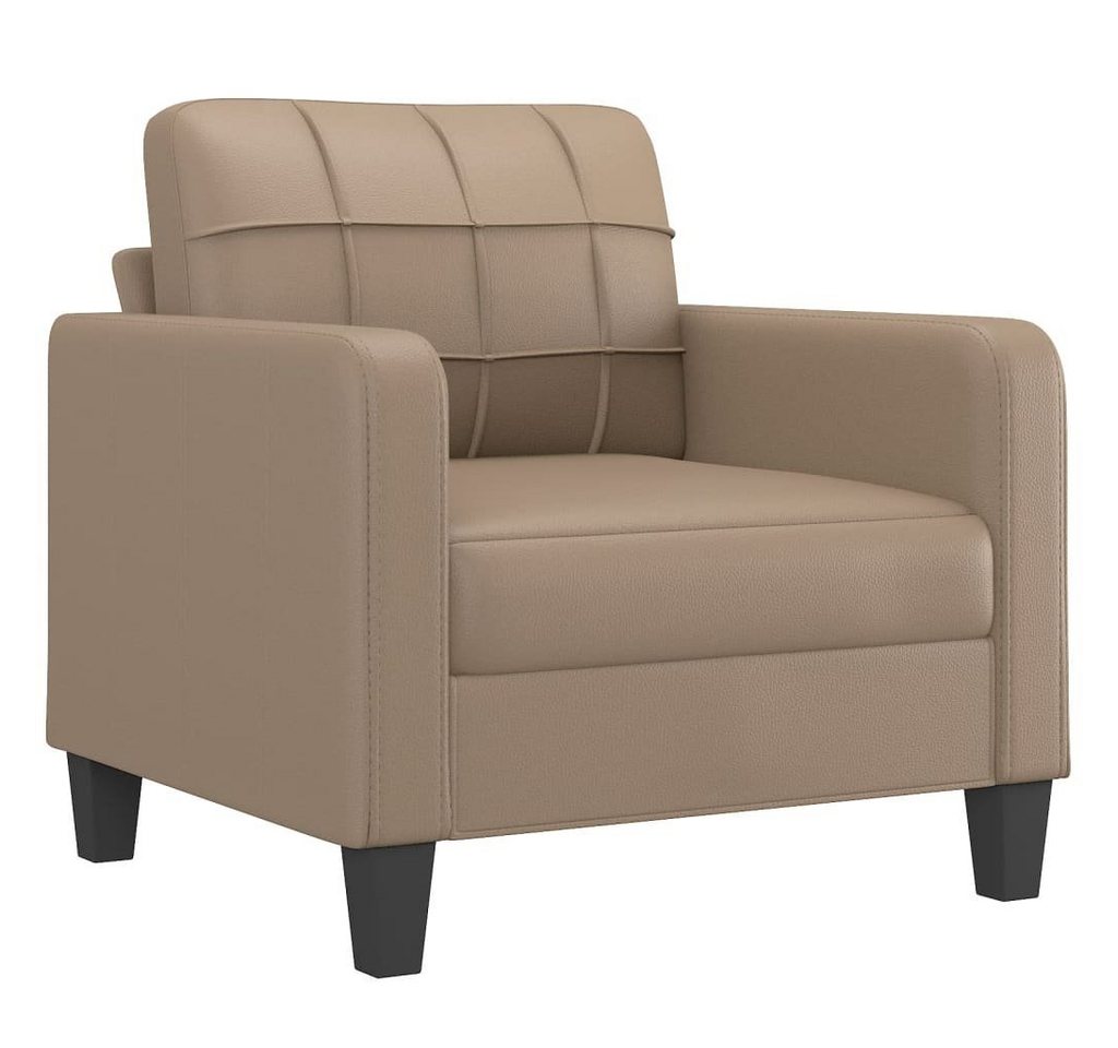 vidaXL Sessel Sofasessel Clubsessel Loungesessel Cappuccino-Braun 60 cm Kunstleder vidaXL Sessel Sofasessel Clubsessel Loungesessel Cappuccino-Braun 60 cm Kunstleder von vidaXL