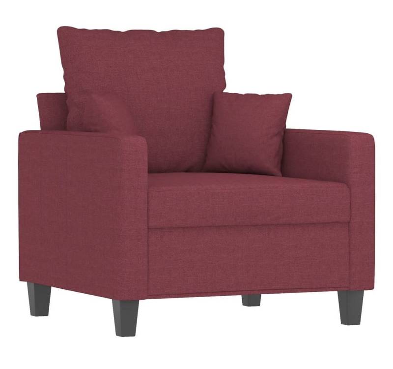 vidaXL Sessel, Loungesessel Weinrot 60 cm Stoff vidaXL Sessel, Loungesessel Weinrot 60 cm Stoff von vidaXL