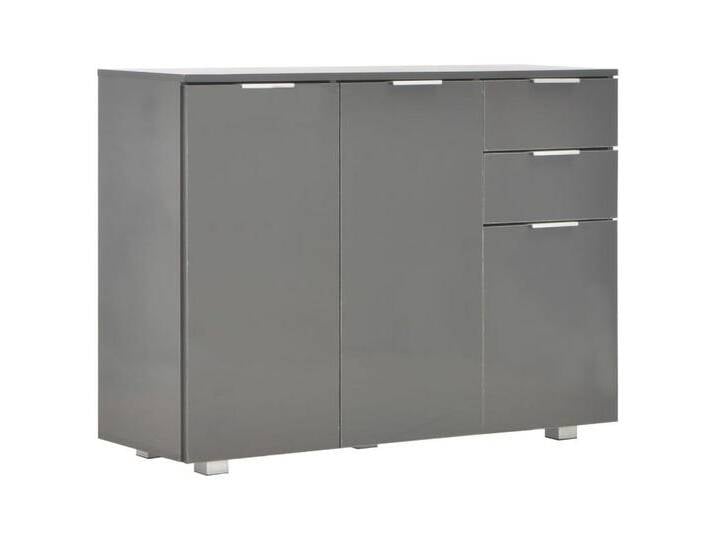 vidaXL Sideboard, Kommode Hochglanz-Grau 107x35x80,5 cm vidaXL Sideboard, Kommode Hochglanz-Grau 107x35x80,5 cm von vidaXL