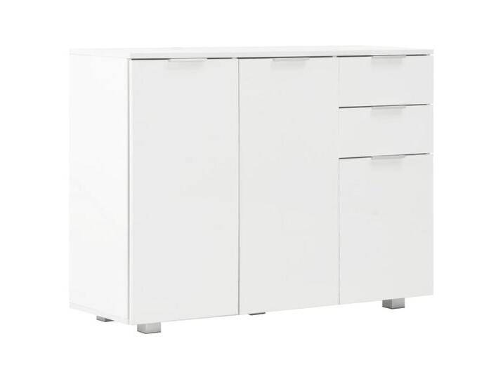 vidaXL Sideboard, Kommode Hochglanz-Weiß 107x35x80,5 cm vidaXL Sideboard, Kommode Hochglanz-Weiß 107x35x80,5 cm von vidaXL