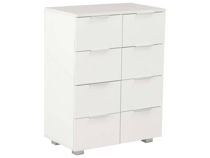 vidaXL Sideboard, Kommode Hochglanz-Weiß 60x35x80 cm Holzwerkstoff von vidaXL